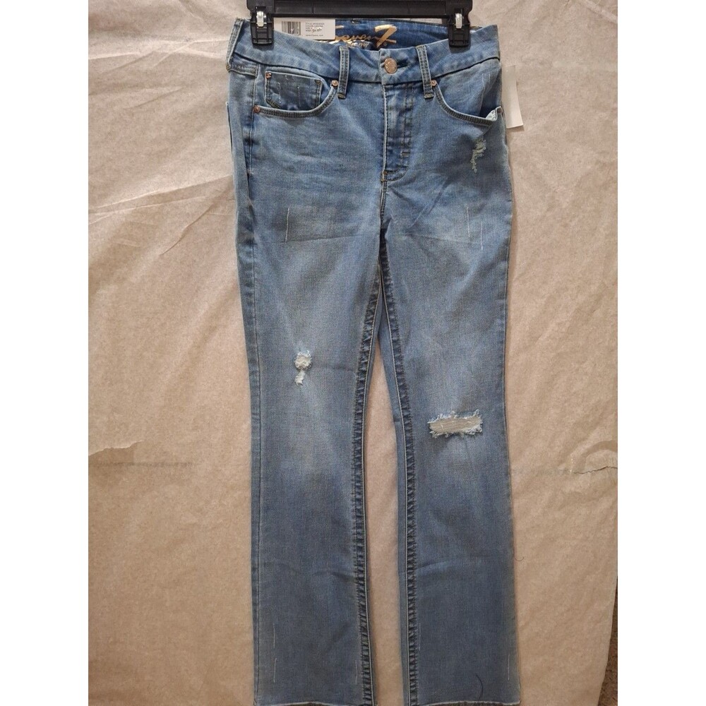 SEVEN 7 Tummyless Slim Boot Women's Blue Jeans Size 4 NEW